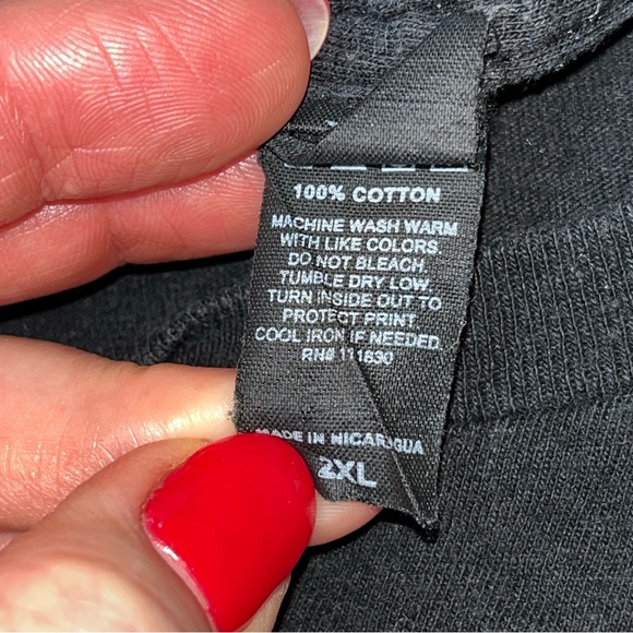 Five Finger Death Punch SHIRT Black T Shirt Got Your Six SKULL Soldier mens 2XL - Picture 5 of 9